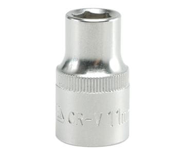 TOYA Kratki kromirani nasadni ključ s 6 krakova 1/2'' 11MM - YT-1204