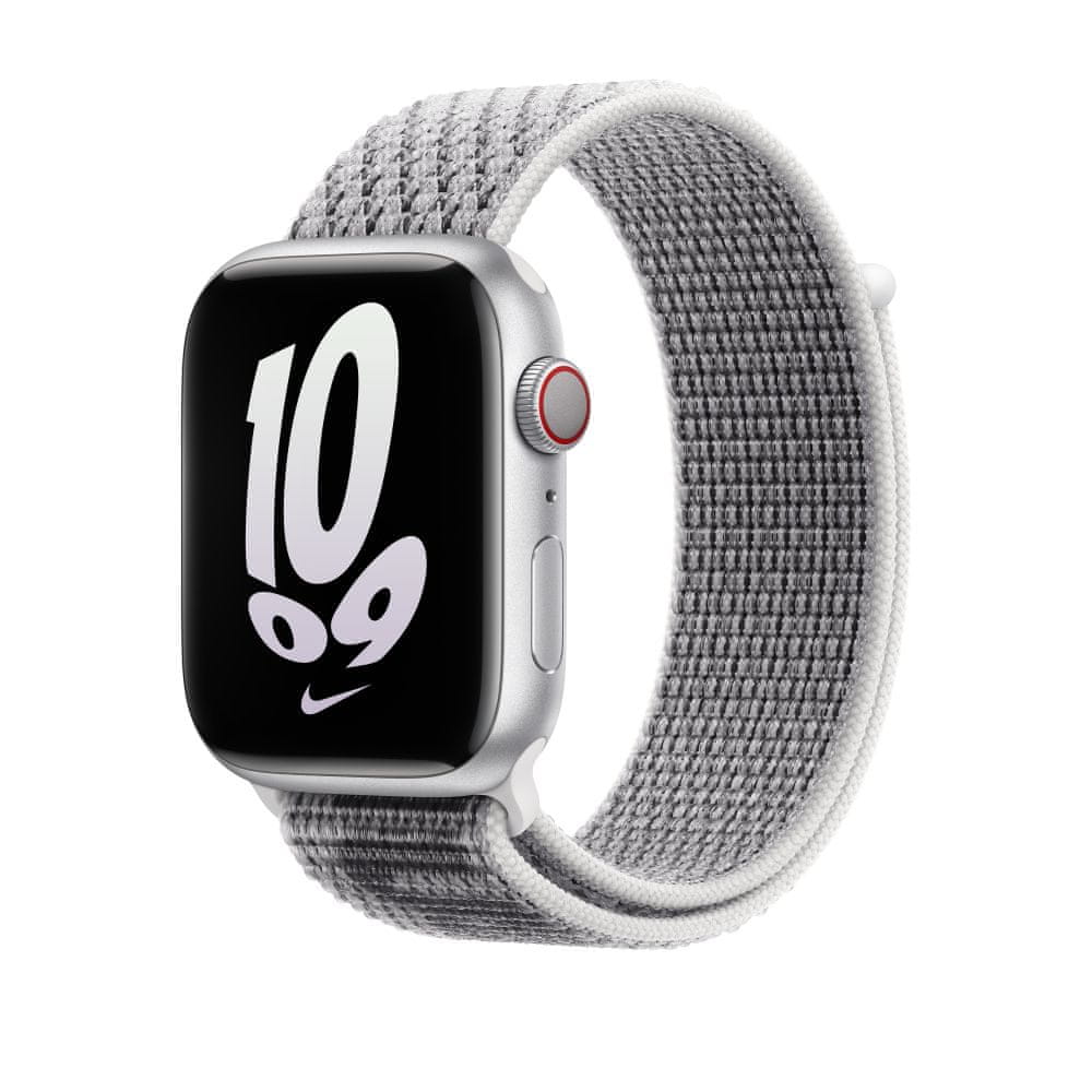 Apple 45mm Summit White/Black Nike Sport Loop MPJ03ZM/A