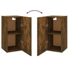 Vidaxl TV ormarić dimljeni hrast 30,5x30x60 cm konstruirano drvo