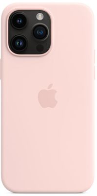 iPhone 14 Pro Max silikonska maska ​​za, MagSafe, Chalk Pink