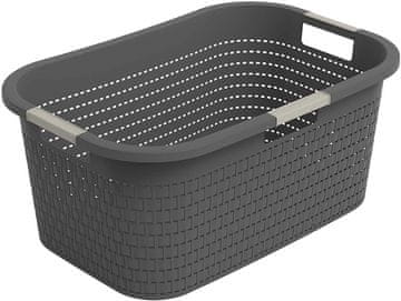 Rotho Košara za čišćenje 40l COUNTRY / antracit