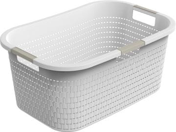 Rotho Košara za čiščenje 40l COUNTRY / bijela