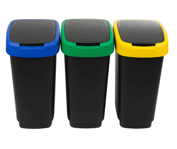 Rotho Set od 3 kante za otpad TWIST 25L