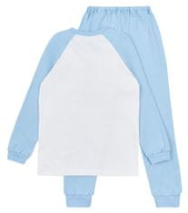 Garnamama pidžama za djevojčice s printom u tamnoj, svijetlo plava, 146 (md50841_fm52)