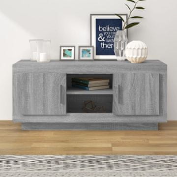 Vidaxl TV stalak, sivi hrast sonoma, 102 x 35 x 45 cm