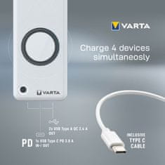 Varta Powerbank bežična prijenosna baterija, 20000 mAh (57909101111)