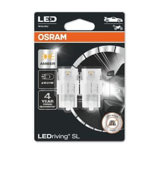 Osram ŽARULJA LED W21W LEDriving SL 12V 1,3W 7505DYP-02B W3x16d BLI2