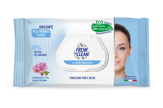 Fresh & Clean maramice za čišćenje za skidanje šminke, za normalnu kožu, 48 kom