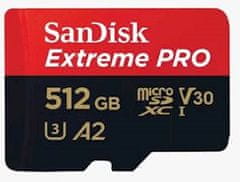 SanDisk Extreme Pro micro SDXC memorijska kartica, 512 GB + adapter