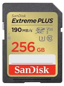 Extreme Plus SDXC memorijska kartica, 256 GB, UHS-I, C10, U3, V30