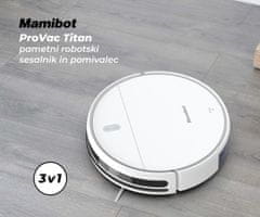 Mamibot ProVac Titan 2 robot usisavač, 3u1 hibrid, 1100 Pa, WiFi, bijela