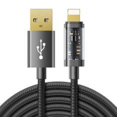 Joyroom Fast Charging kabel USB / Lightning 20W 2.4A 2m, crno