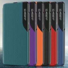 MG Eco Leather View preklopna maska za Xiaomi Redmi Note 11 Pro / 11 Pro 5G, crno