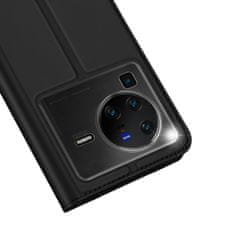 Dux Ducis Skin Pro preklopna maska za Vivo X80 Pro, crno