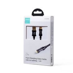 Joyroom Fast Charging kabel USB-C / Lightning 20W PD 1.2m, crno