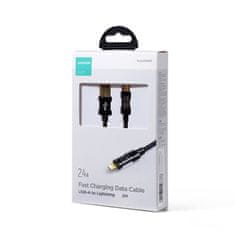 Joyroom Fast Charging kabel USB / Lightning 20W 2.4A 2m, crno