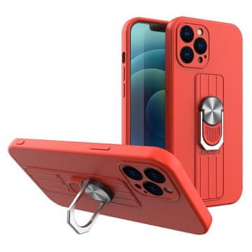 HURTEL Hurtel Ring Case silikonska maska za Xiaomi Poco M4 Pro 5G, crvena