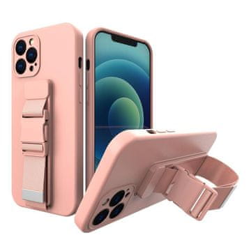 HURTEL Navlaka s vezicom Hurtel Rope Case za Xiaomi Redmi 10 - Roza