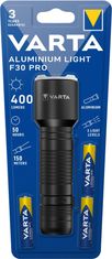 Varta Aluminium Light F30 Pro ručna svjetiljka, 400 lm, crna