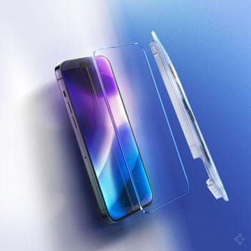 Spigen Spigen Kaljeno Staklo Glas.tr Ez Fit 2 Komada Za Iphone 14 Pro, Prozirno