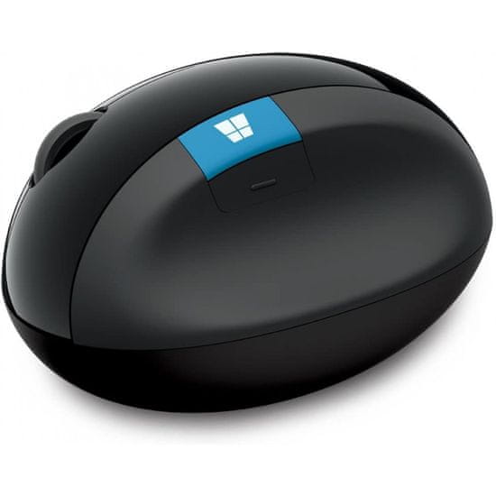 Microsoft Sculpt Ergonomic miš, bežični, crna (L6V-00003)