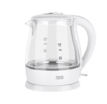 slomart Teesa TSA1030 Stakleni el. kuhalo za vodu, 1L, 1630W, bijeli