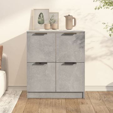 Vidaxl Ormarić Betonsko-sivi 60x30x70 cm Materijal na bazi drveta