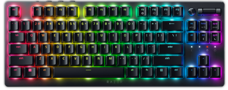 Razer Deathstalker V2 Pro Tenkeyless tipkovnica, HRV g, Bluetooth, RGB, crna (RZ03-04360300-R3W1)