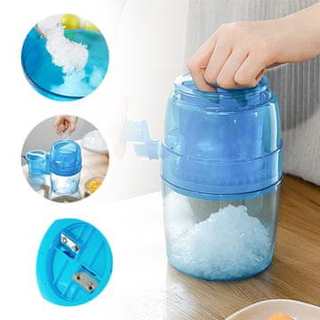 Cool Mango ručna drobilica za led za napitke i deserte, ABS plastika, 1,1 l - Icey