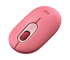 Logitech POP Mouse miš, s emotikonima, Bluetooth, rozi (910-006548)