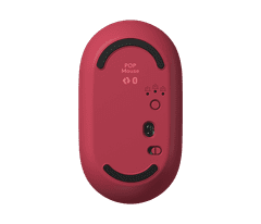 Logitech POP Mouse miš, s emotikonima, Bluetooth, rozi (910-006548)