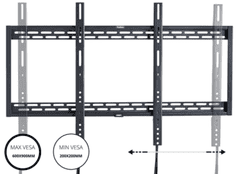 VonHaus TV zidni nosač, do 100 kg, 152,4 - 254 cm, crna (3005092)