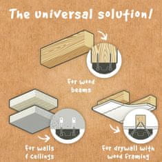 La Siesta CasaMount ovjesno uže za viseću stolicu – crno (1 uže), crna