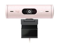 Logitech Brio 500 kamera, USB, roza (960-001421)