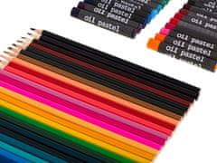 Ikonka Aga Plastični slikarski set u kovčegu 145 kom Ružičasta