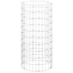 Vidaxl Vrtni komposter Ø50x100 cm od pocinčanog čelika