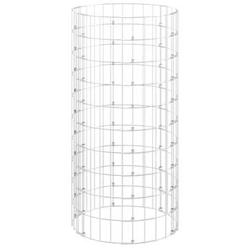 Vidaxl Vrtni komposter Ø50x100 cm od pocinčanog čelika