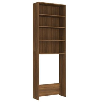 Vidaxl Ormarić za perilicu rublja boja smeđeg hrasta 64 x 24 x 190 cm