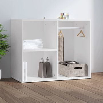 Vidaxl Ormarić, bijeli, 80x40x65 cm, materijal na bazi drva