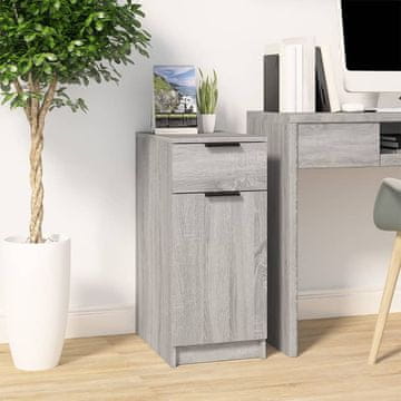 Vidaxl Uredski ormar, sivi hrast sonoma, 33,5 x 50 x 75 cm