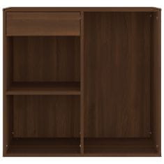 Vidaxl Kozmetički ormarić boja hrasta 80x40x75 cm konstruirano drvo