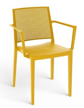 Rojaplast Grid Armchair stolica, senf žuta