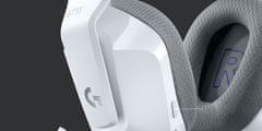 Logitech G733 Lightspeed bežične slušalice, bijele