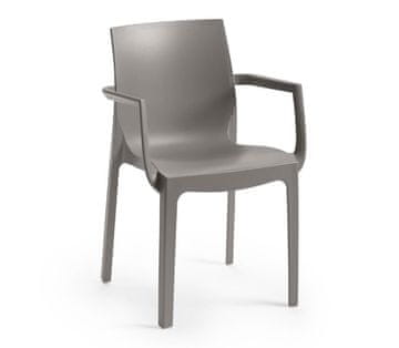 Rojaplast Emma Armchair stolica, siva