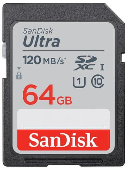 SanDisk Ultra SDXC memorijska kartica, 64GB