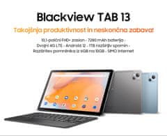 Blackview Tablet računalo TAB 13, 25,65 cm (10,1), 4G LTE, 6GB, 128GB, plava (Twilight Blue)