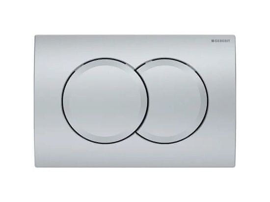 Geberit tipka Delta 01 2K, 115.107.46.1, mat krom