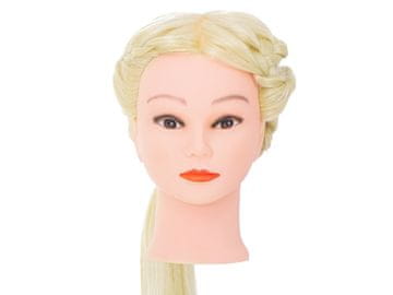 Ikonka Aga Frizerska glava - obuka - umjetna plava kosa