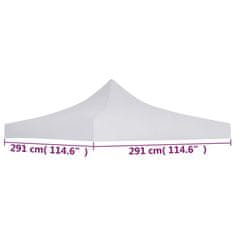 Vidaxl Krov za šator za zabave 3 x 3 m bijeli