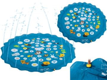 Ikonka Aga Vrtni dječji bazen s fontanom s abecedom 170 cm